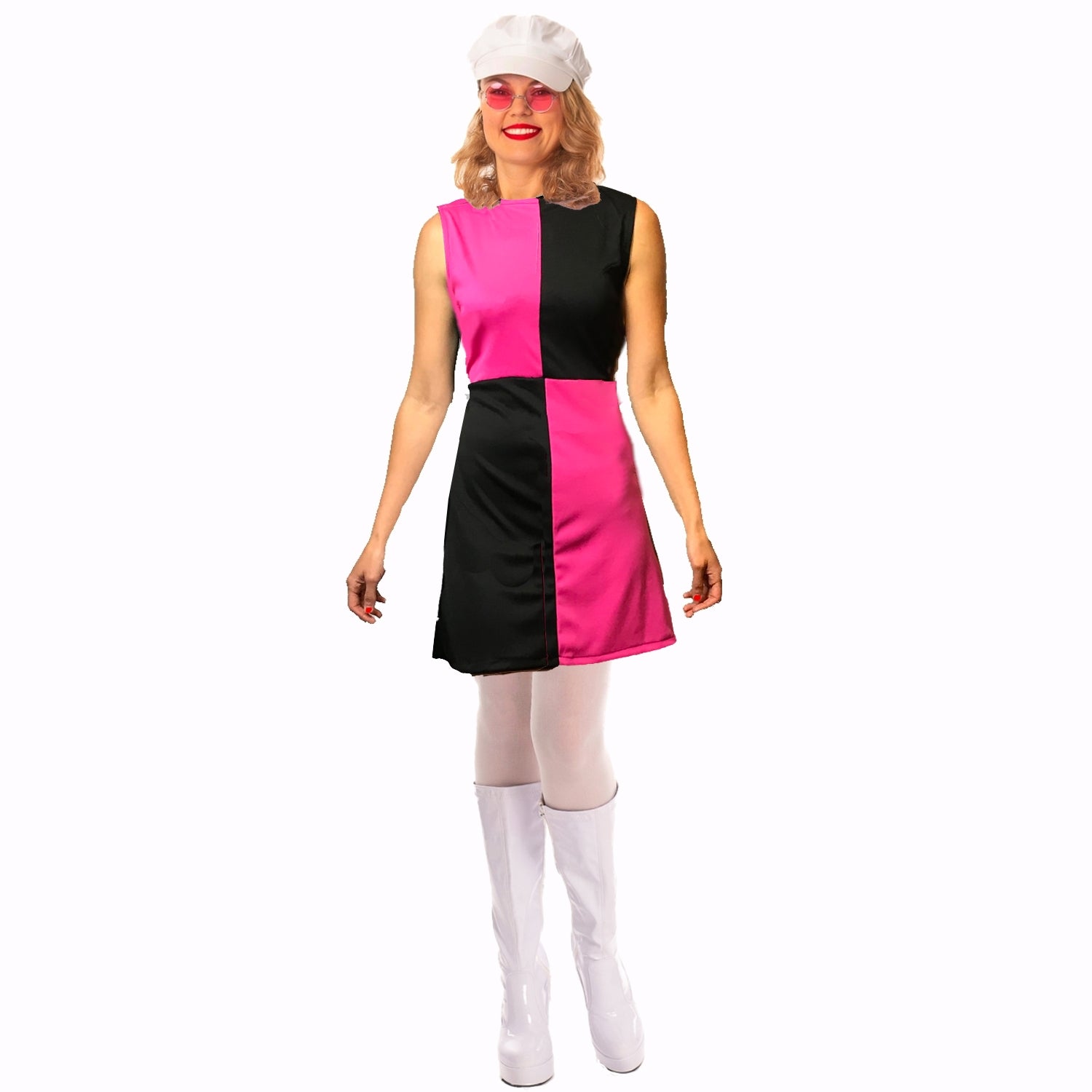 Mod Dress Costume Hat & Glasses Sowest Fancy Dress Mod Dress Costume Hat & Glasses Sowest Fancy Dress