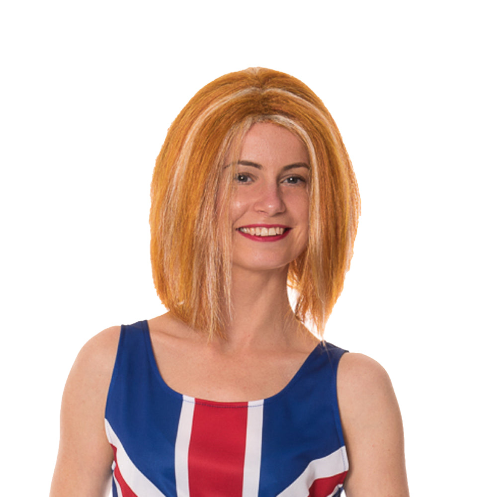 Ginger Pop Star Costume Wig Sowest Fancy Dress