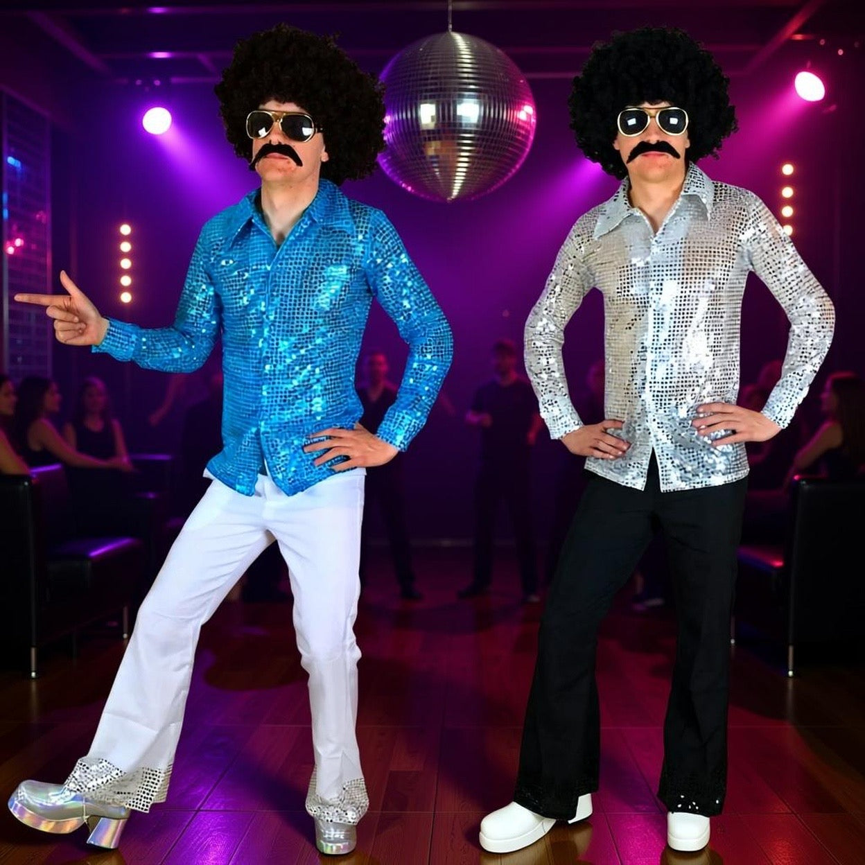 Disco Shirt & Flares – Sowest Fancy Dress