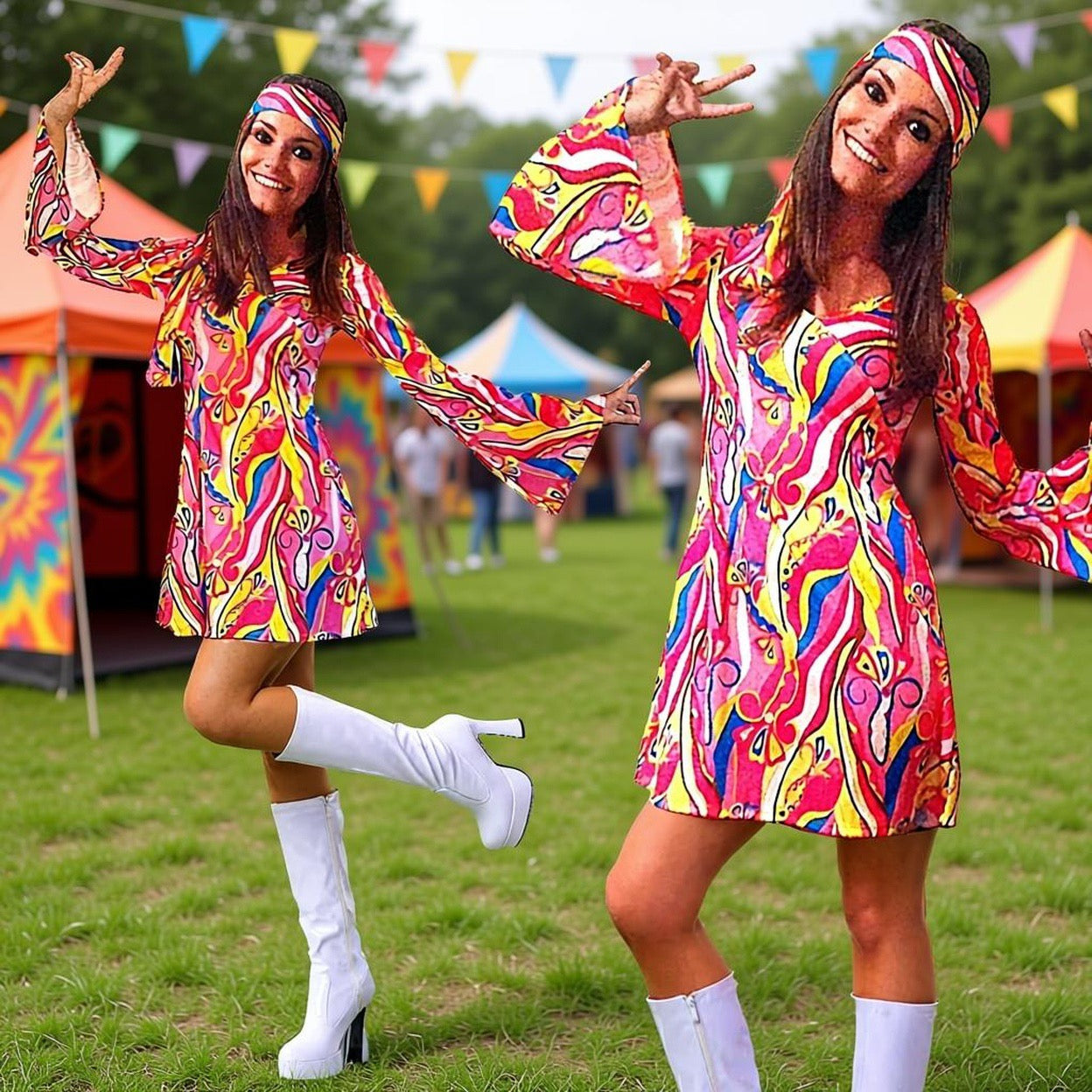 Flower Power Dress Costume – Sowest Fancy Dress