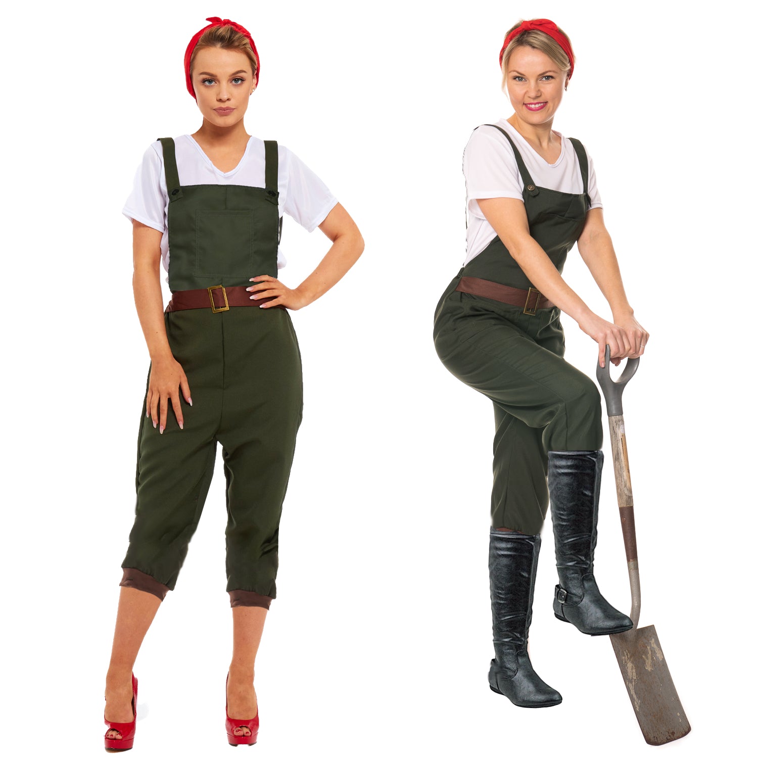 WW2 Land Girl Costume Sowest Fancy Dress