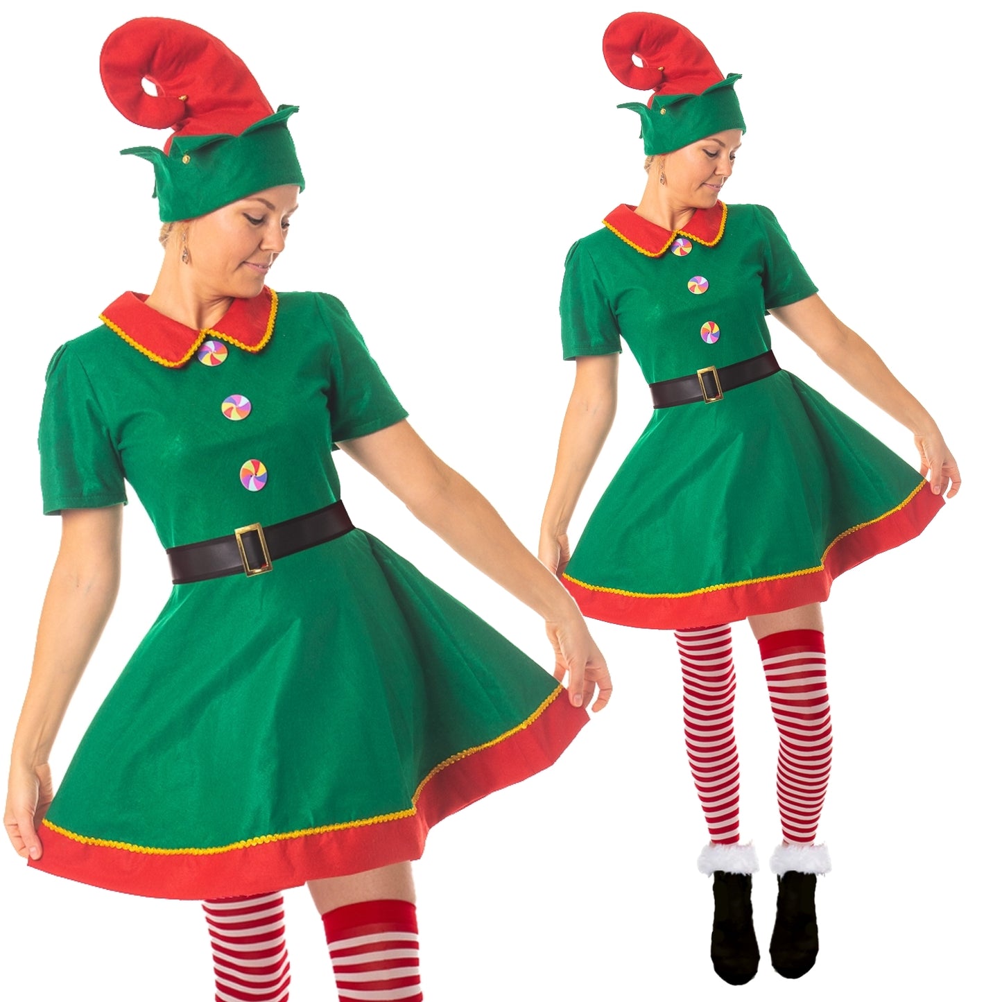 Christmas Sweet Elf Fancy Dress Costume