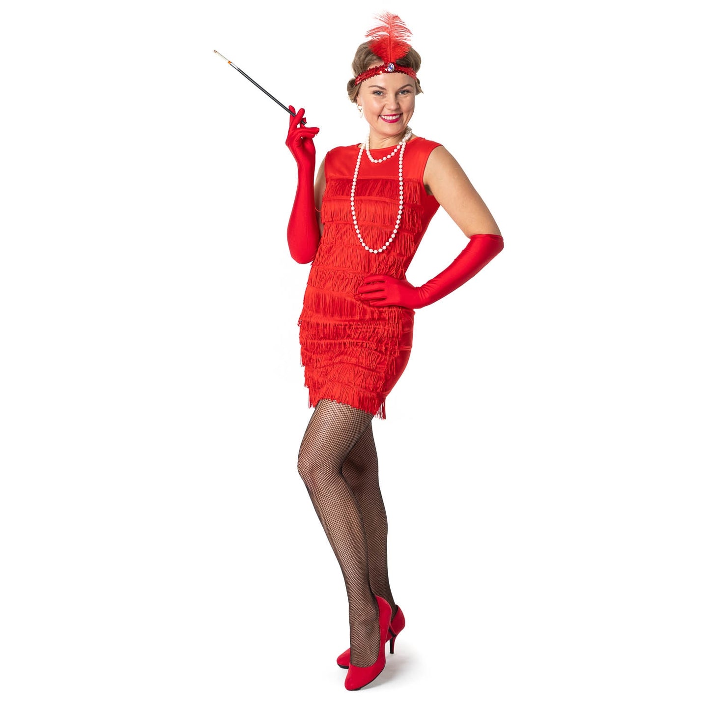 Red Flapper Dress Costume