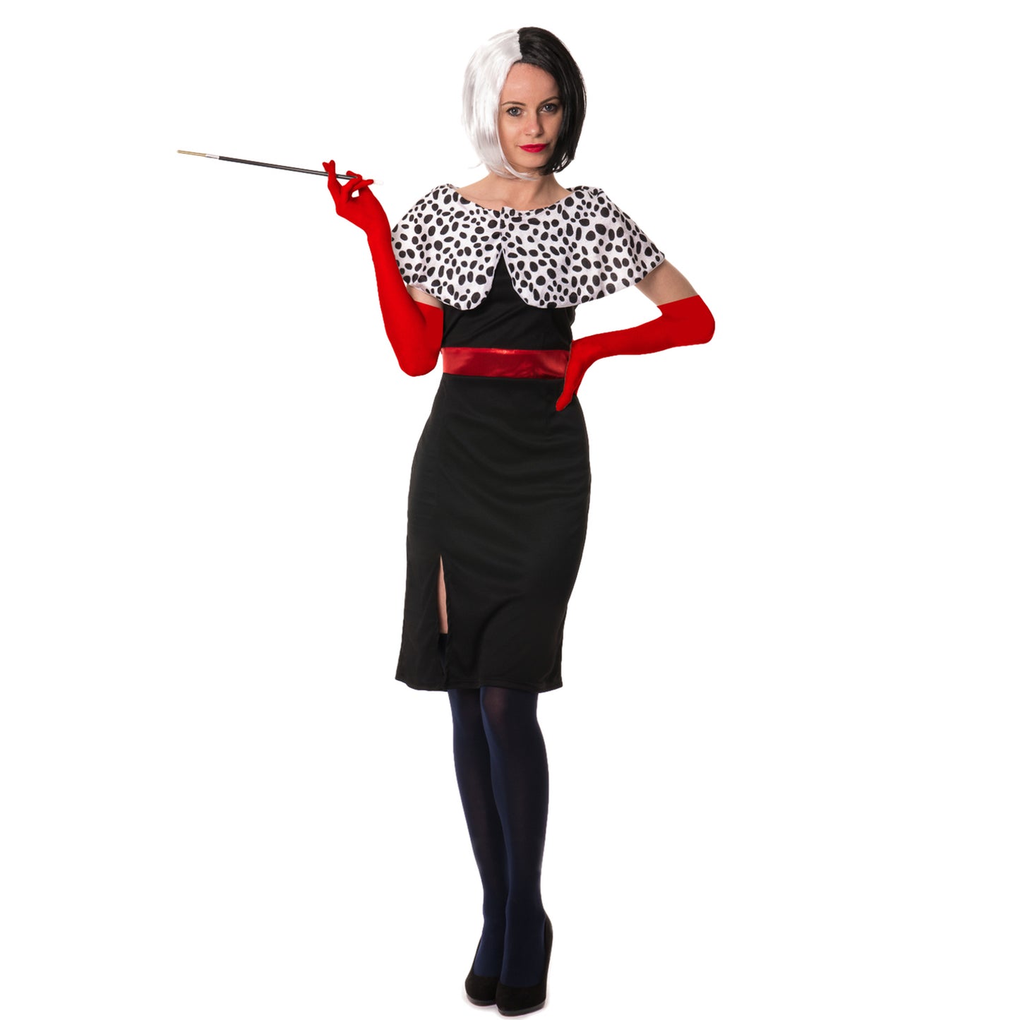 Cruella 101 Dalmatians fancy dress costume.jpeg