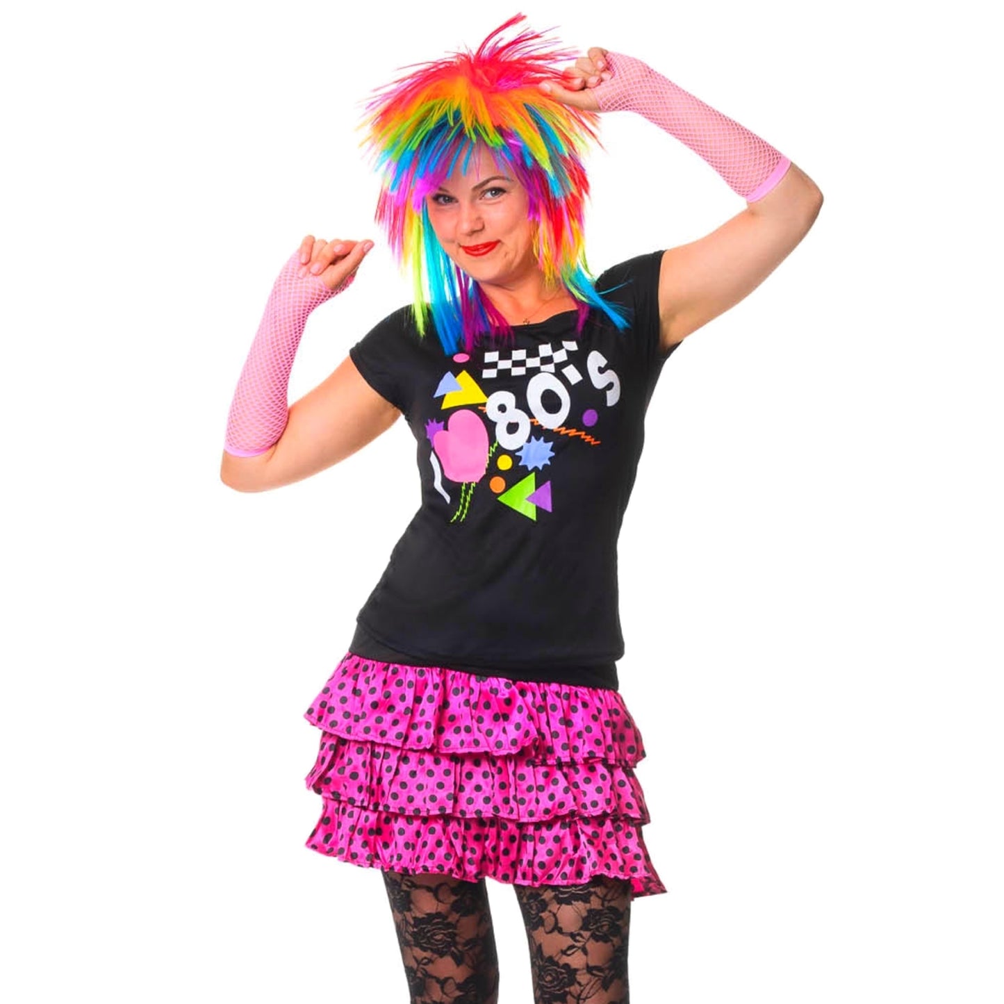 I Love 80s Black T Shirt