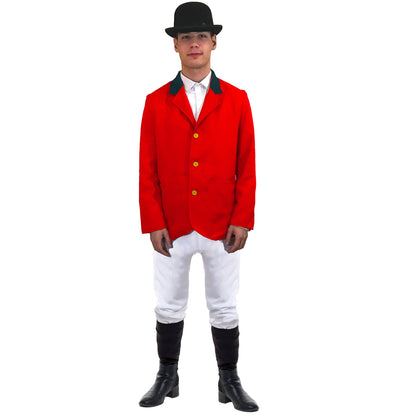 Fox Hunter Jockey Costume Outfit Stag Do Party Group Adult Hunting Fancy Dress