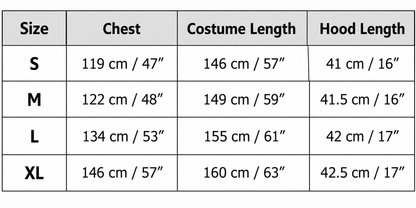 Adult Ghost Costume Set with Hooded Robe & Horror Mask