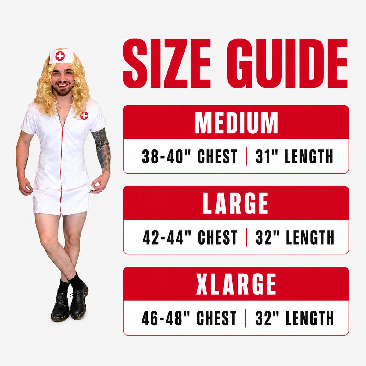Nurse Stag Costume