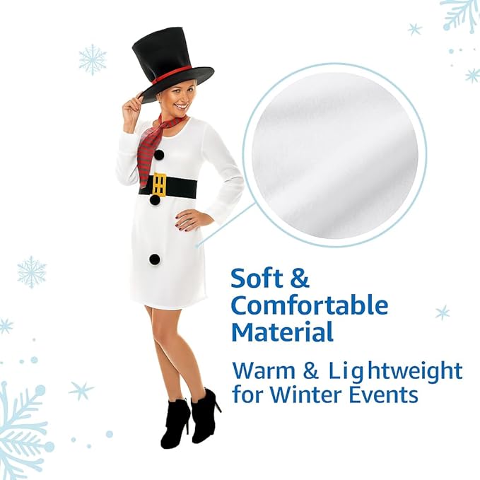 Christmas Snow Woman Fancy dress Costume