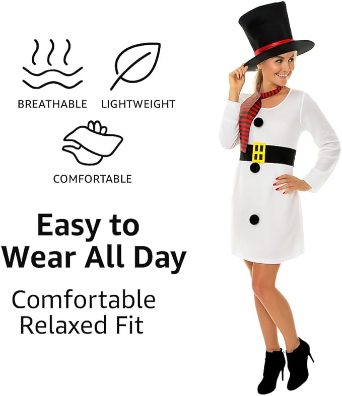 Christmas Snow Woman Fancy dress Costume