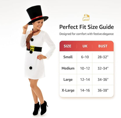 Christmas Snow Woman Fancy dress Costume