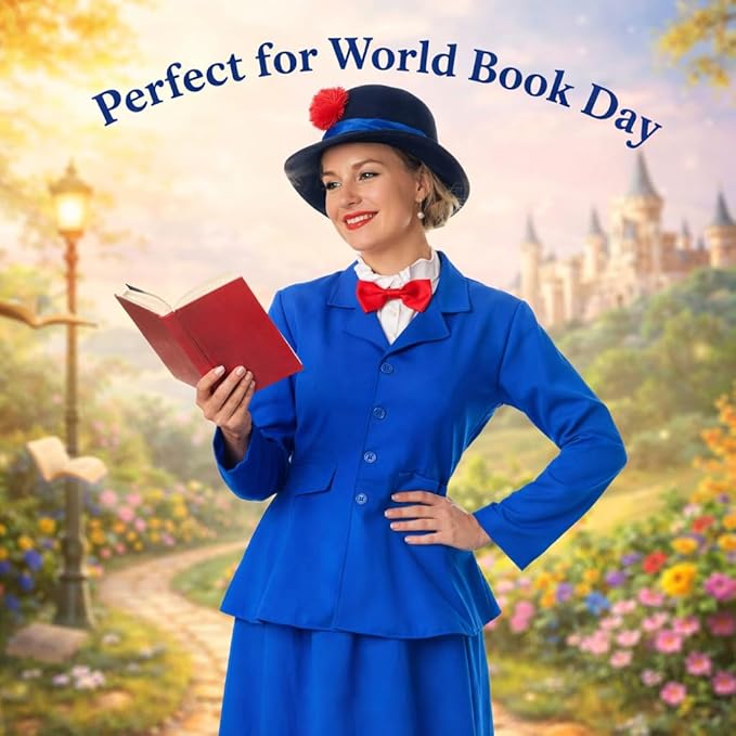 Mary Poppins Blue One Size – Sowest Fancy Dress