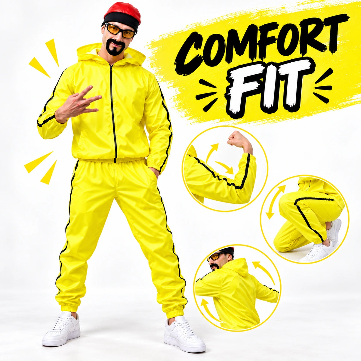90s Gangster Rapper Fancy Dress Costume