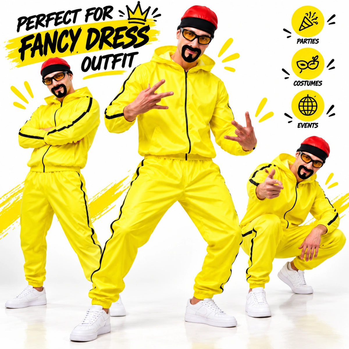 90s Gangster Rapper Fancy Dress Costume