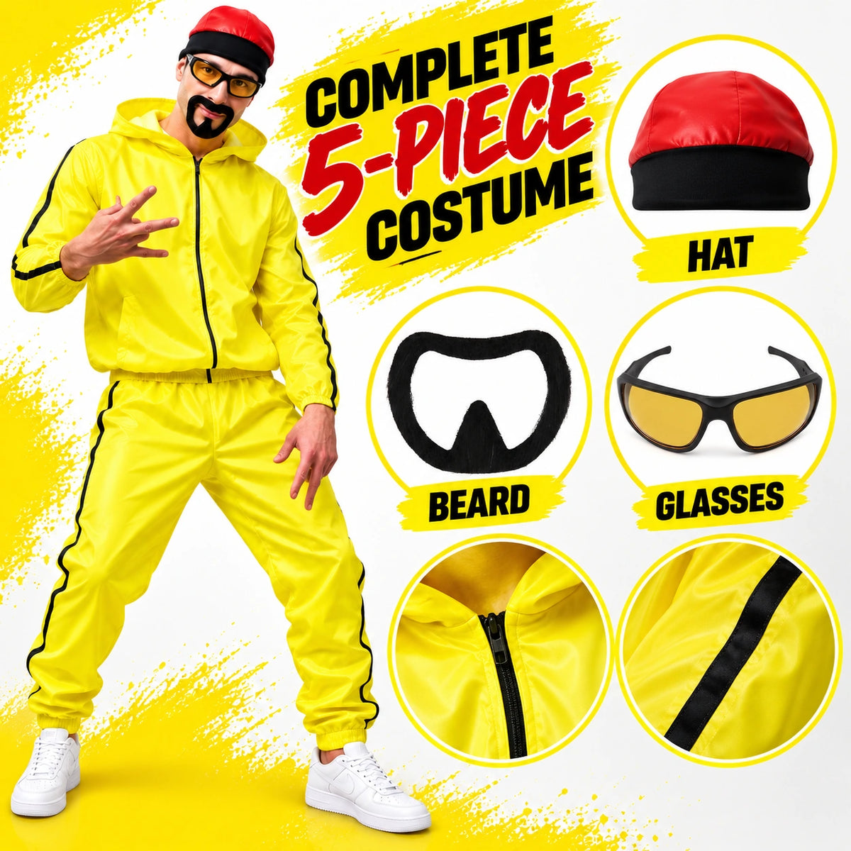 90s Gangster Rapper Fancy Dress Costume