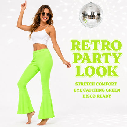 Ladies Flares Green