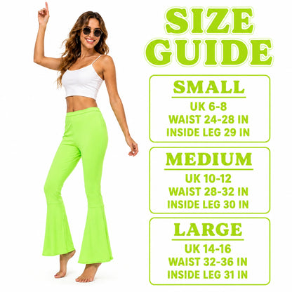 Ladies Flares Green