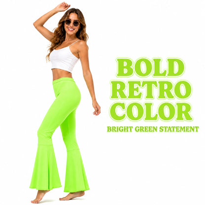 Ladies Flares Green