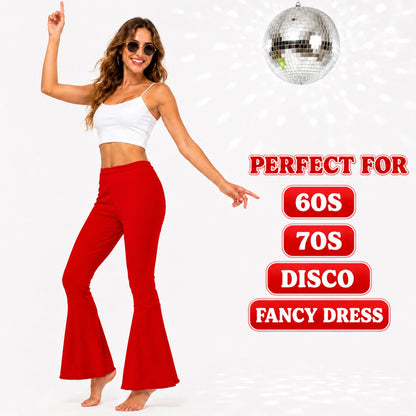 Ladies Flares Red
