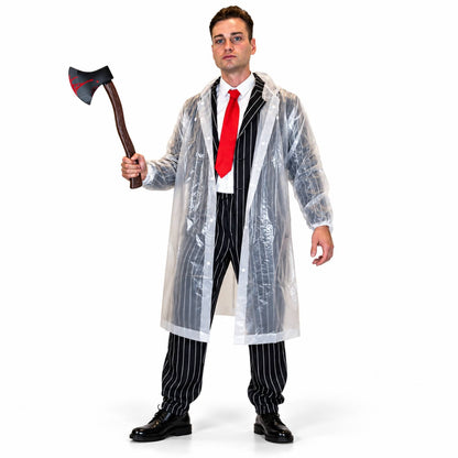 Fancy Dress Costume Physco Baterman Halloween Party Costume