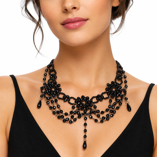 20s Bead Choker Necklace