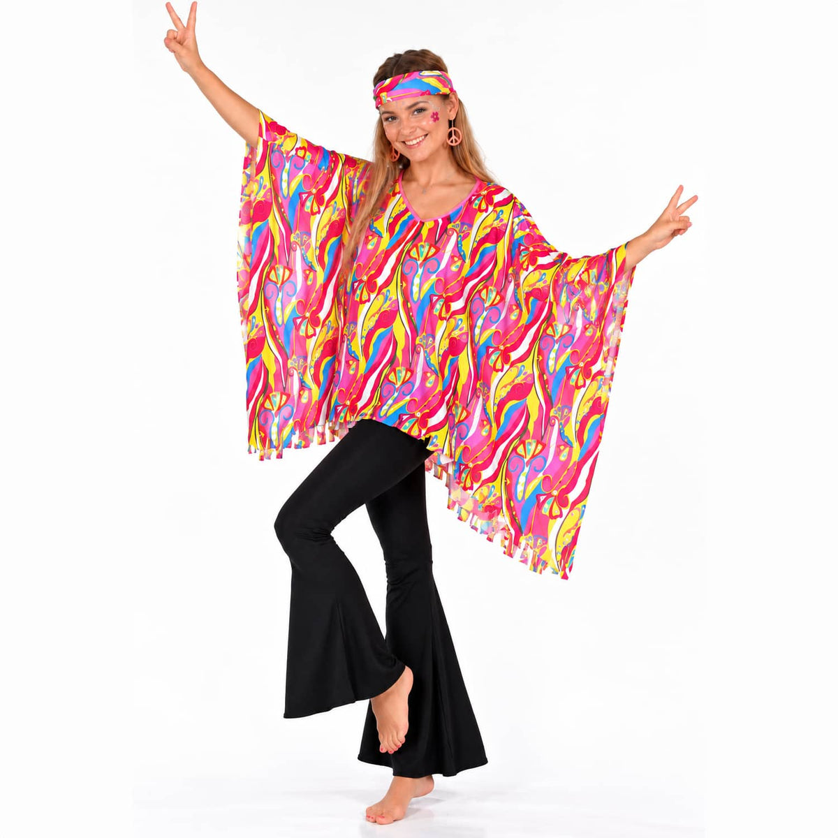 Flower Power Poncho