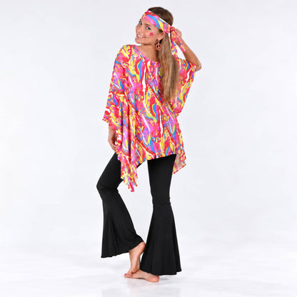 Flower Power Poncho
