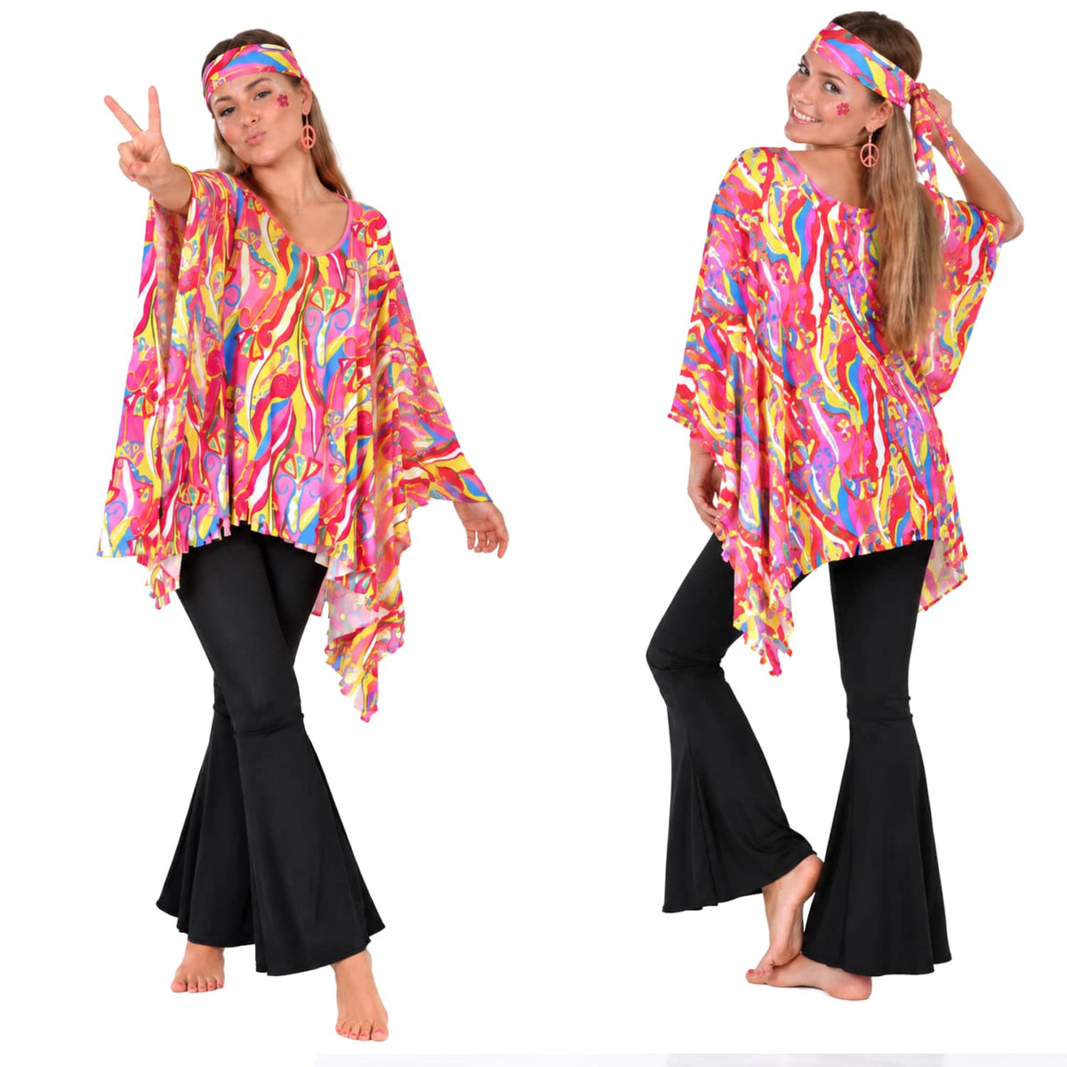 Flower Power Poncho