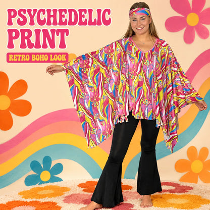 Flower Power Poncho