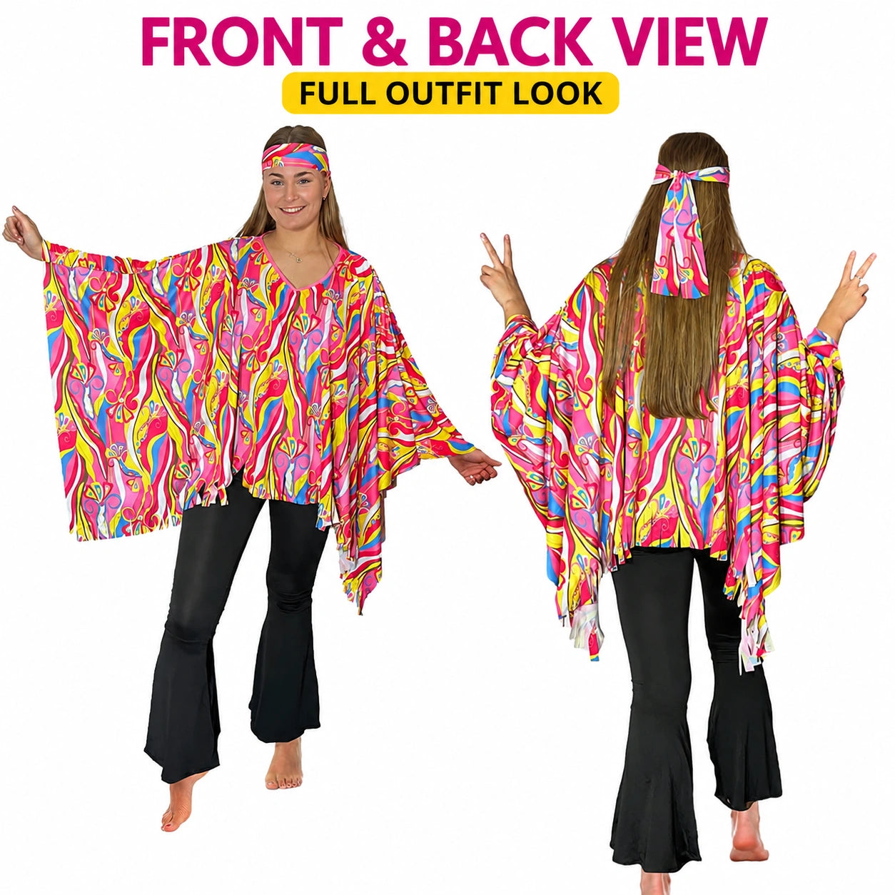 Flower Power Poncho