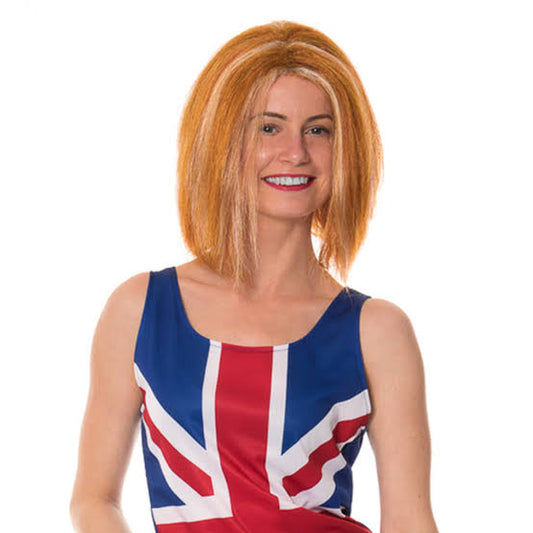 Ginger Pop Star Wig