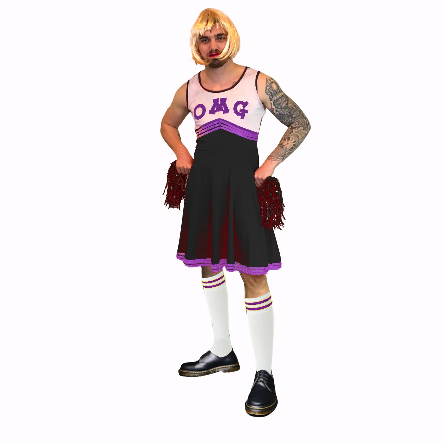 Stag bachelor fancy dress cheerleader Costume – Sowest Fancy Dress