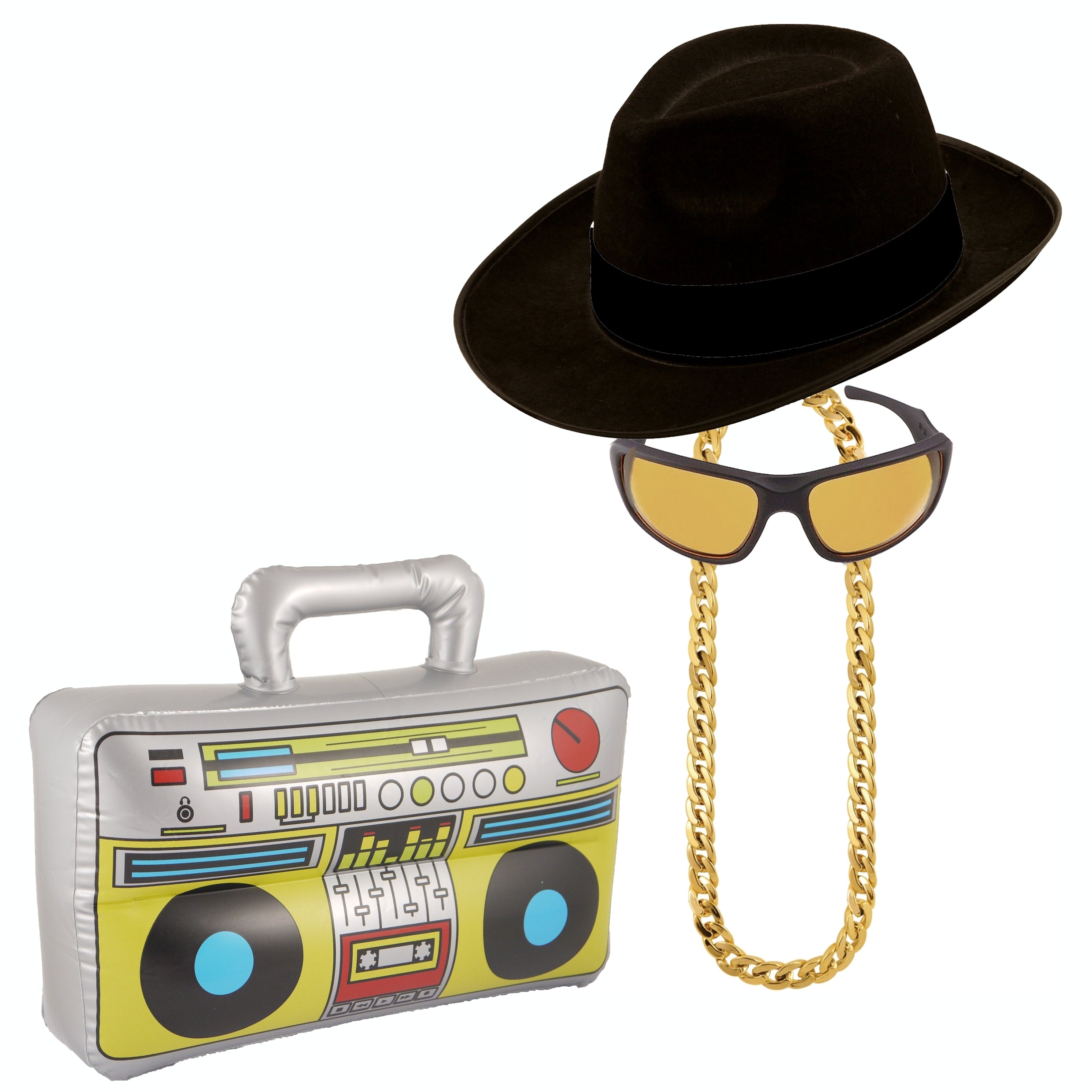 run dmc rapper fancy dress costume kit – Sowest Fancy Dress
