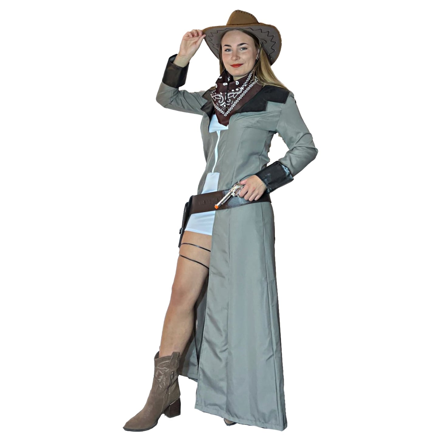 Gun Slinging Cowgirl