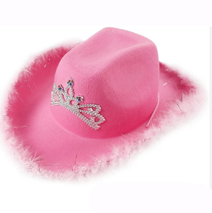 Cowboy Hat Fur Crown