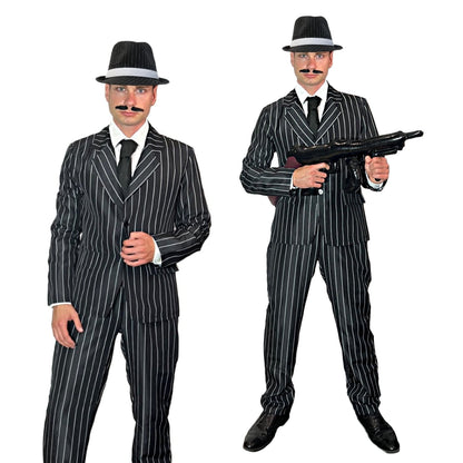 Gangster Suit & Pinstripe Hat