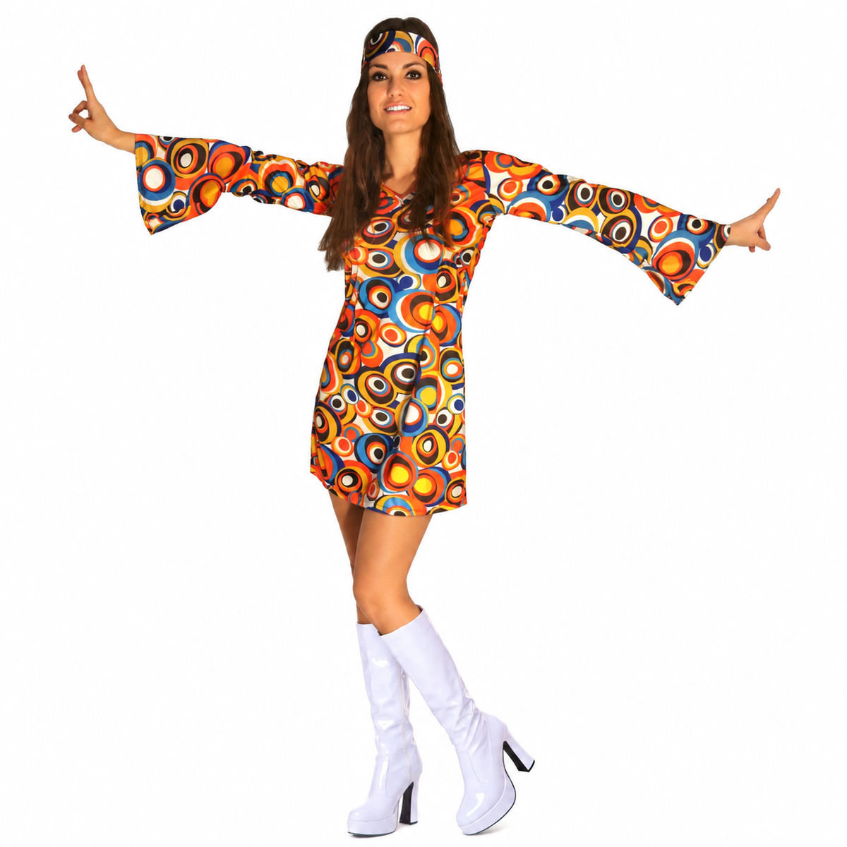 60s Swirl Gogo Dress