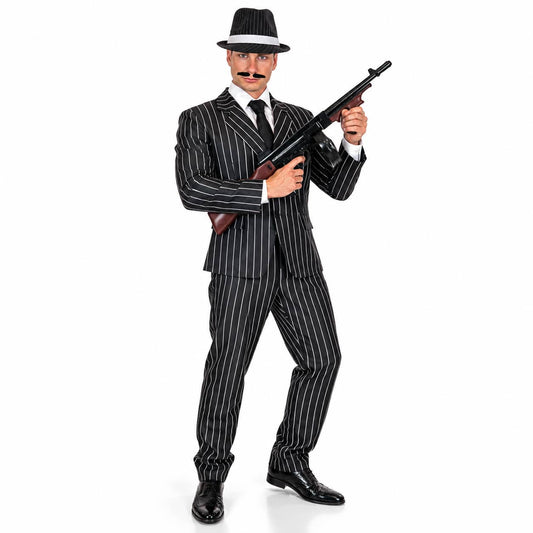 Gangster Suit & Pinstripe Hat