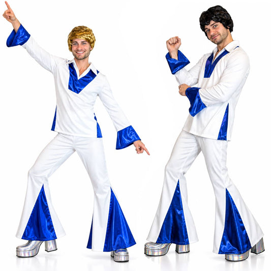 70s Disco Trooper Man Costume Fancy Dress