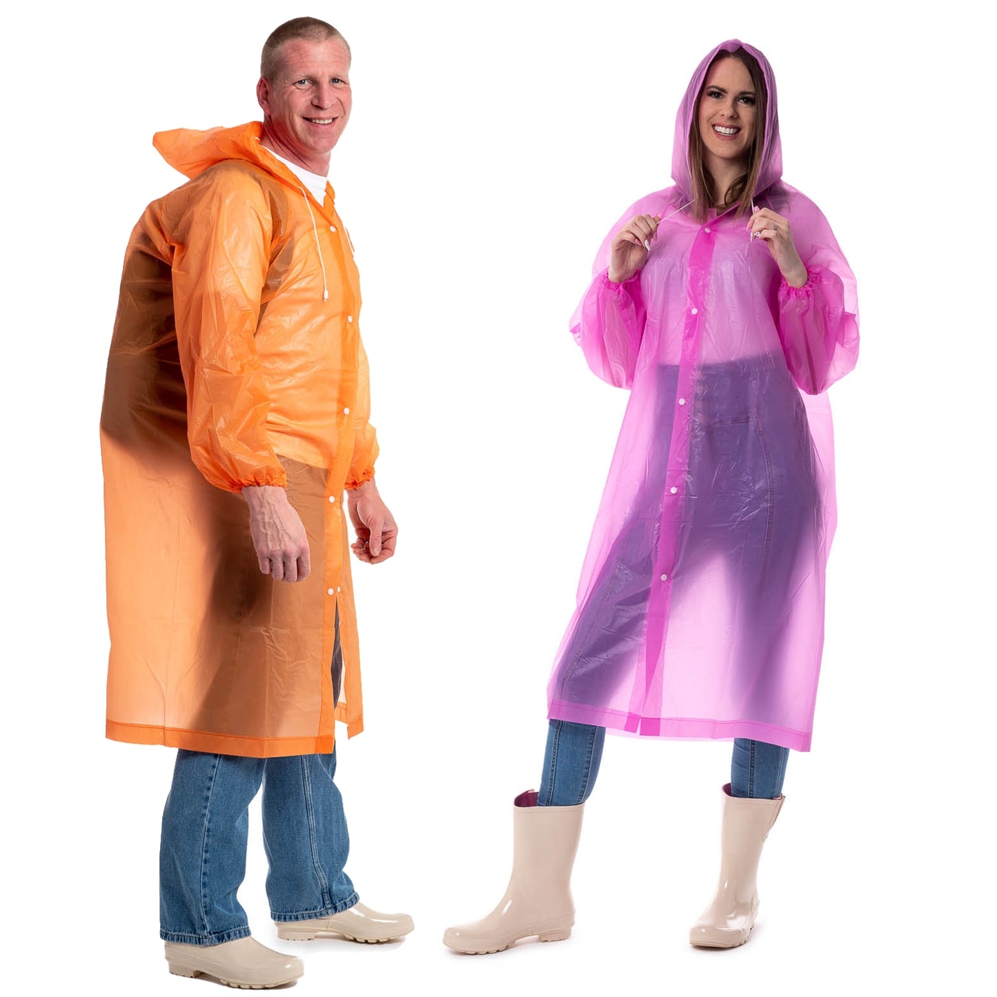 HOT Pink Orange Raincoat Raincoats – Sowest Fancy Dress
