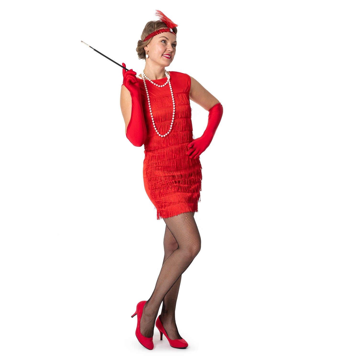 Flapper Dress Red Costume